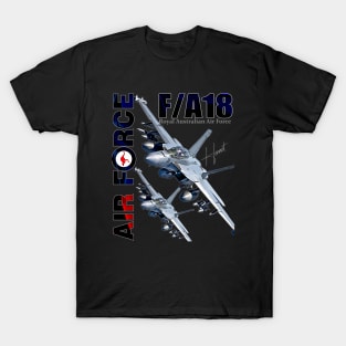 RAAF Australian Air Force FA18 Hornet Fighterjet T-Shirt